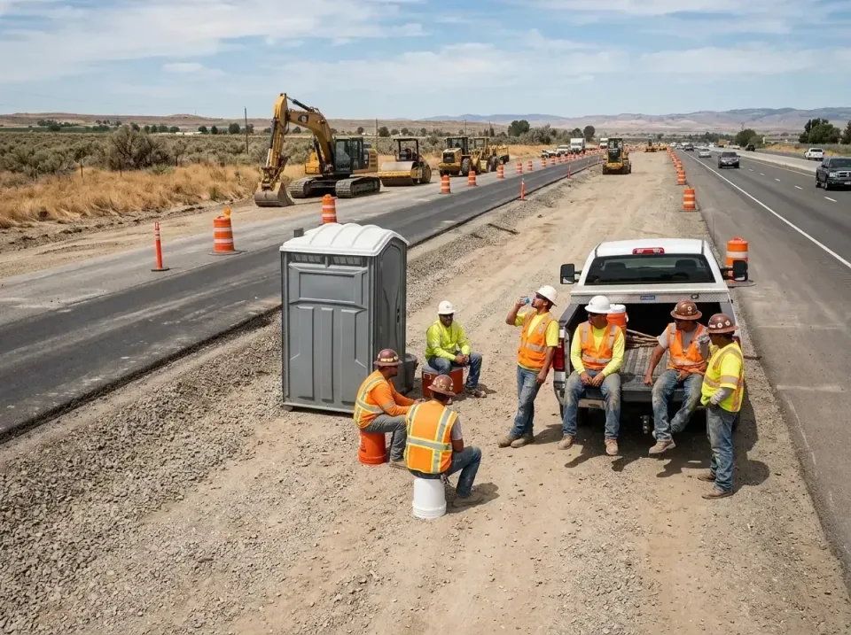 highway-road-construction-crew-007 — frequently asked questions, Porta Potty and Restroom Rentals in Robinwood, MD